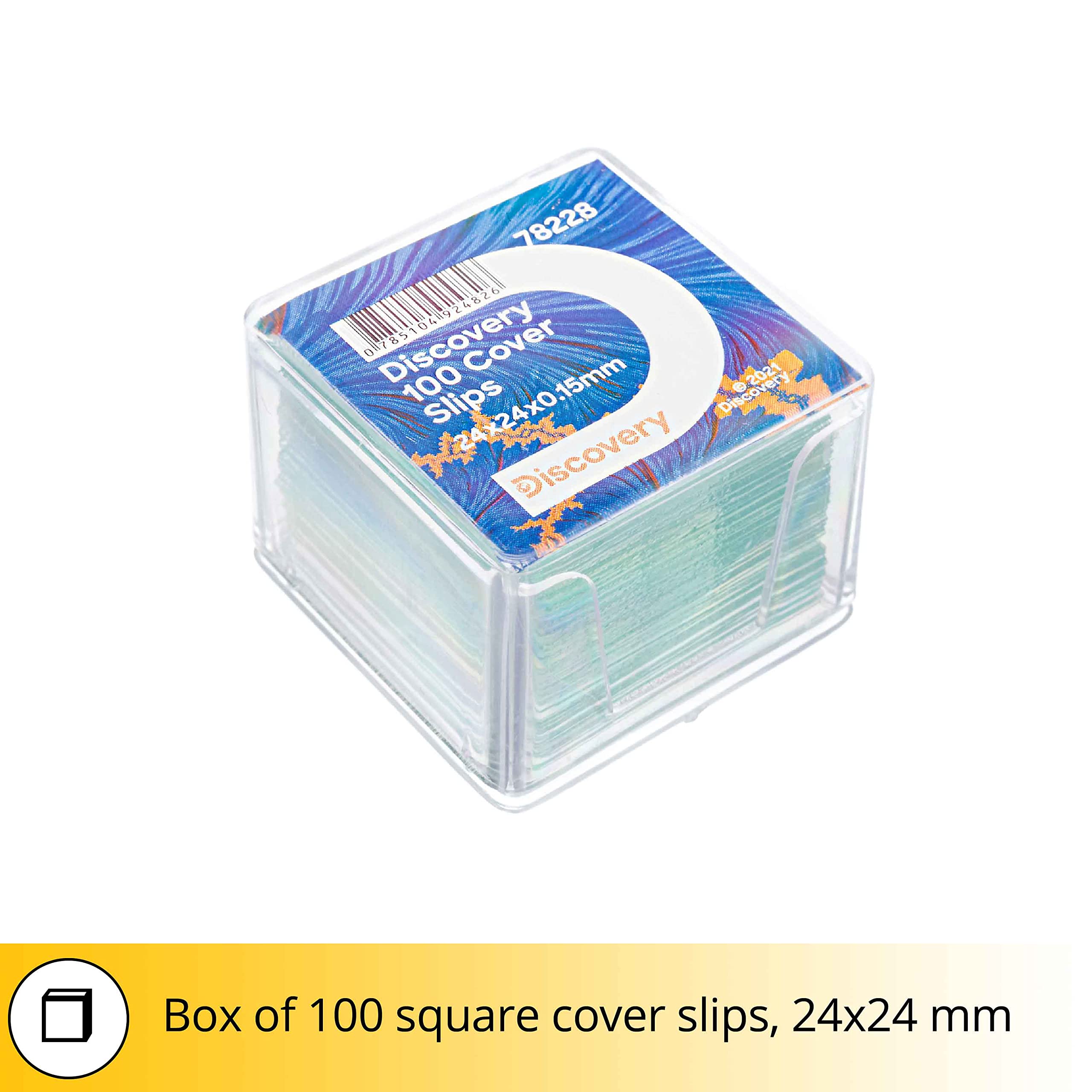 Discovery Deckgläser 100 Stück 24x24mm Glas