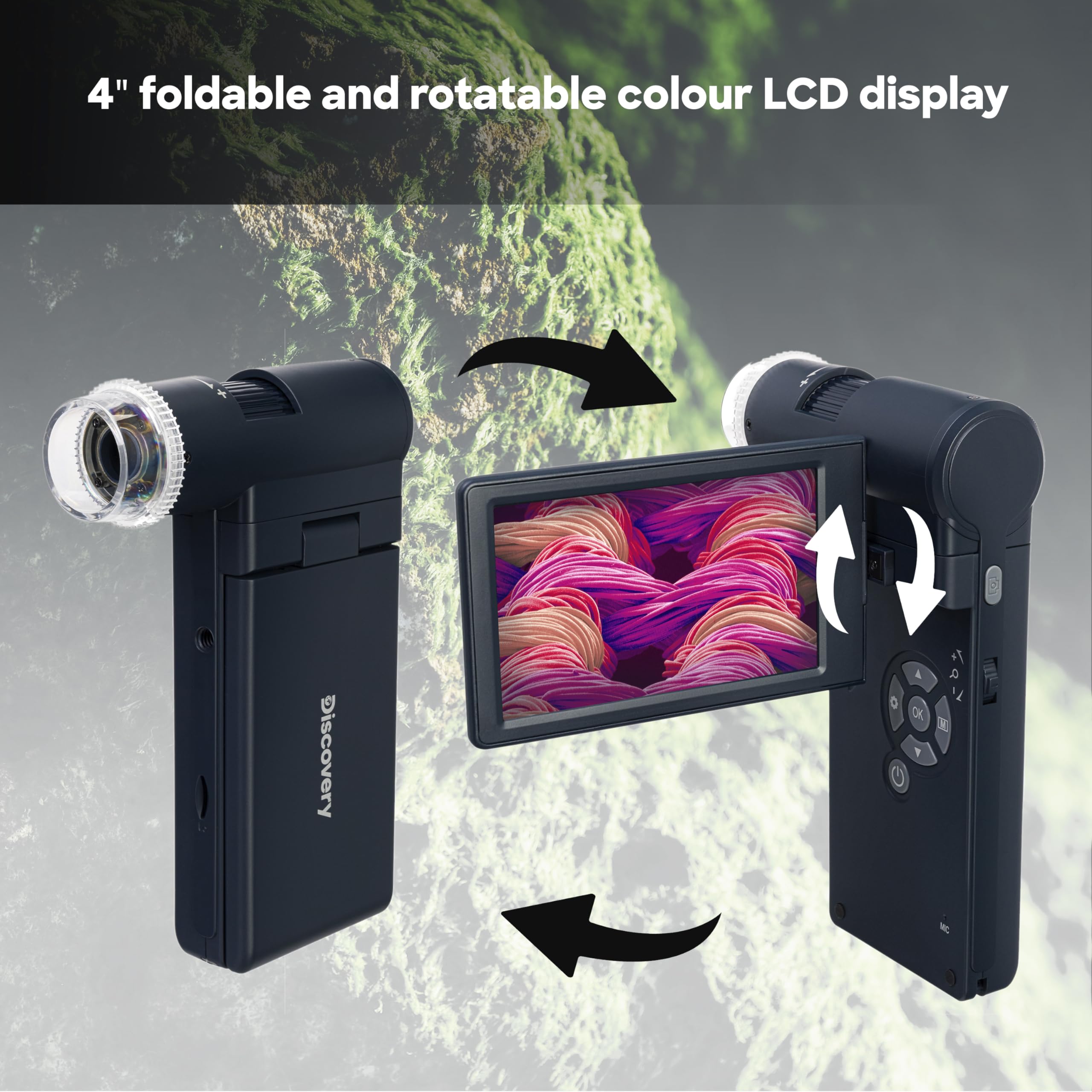 Levenhuk Discovery Artisan 1024 Digitalmikroskop 10-300x LCD