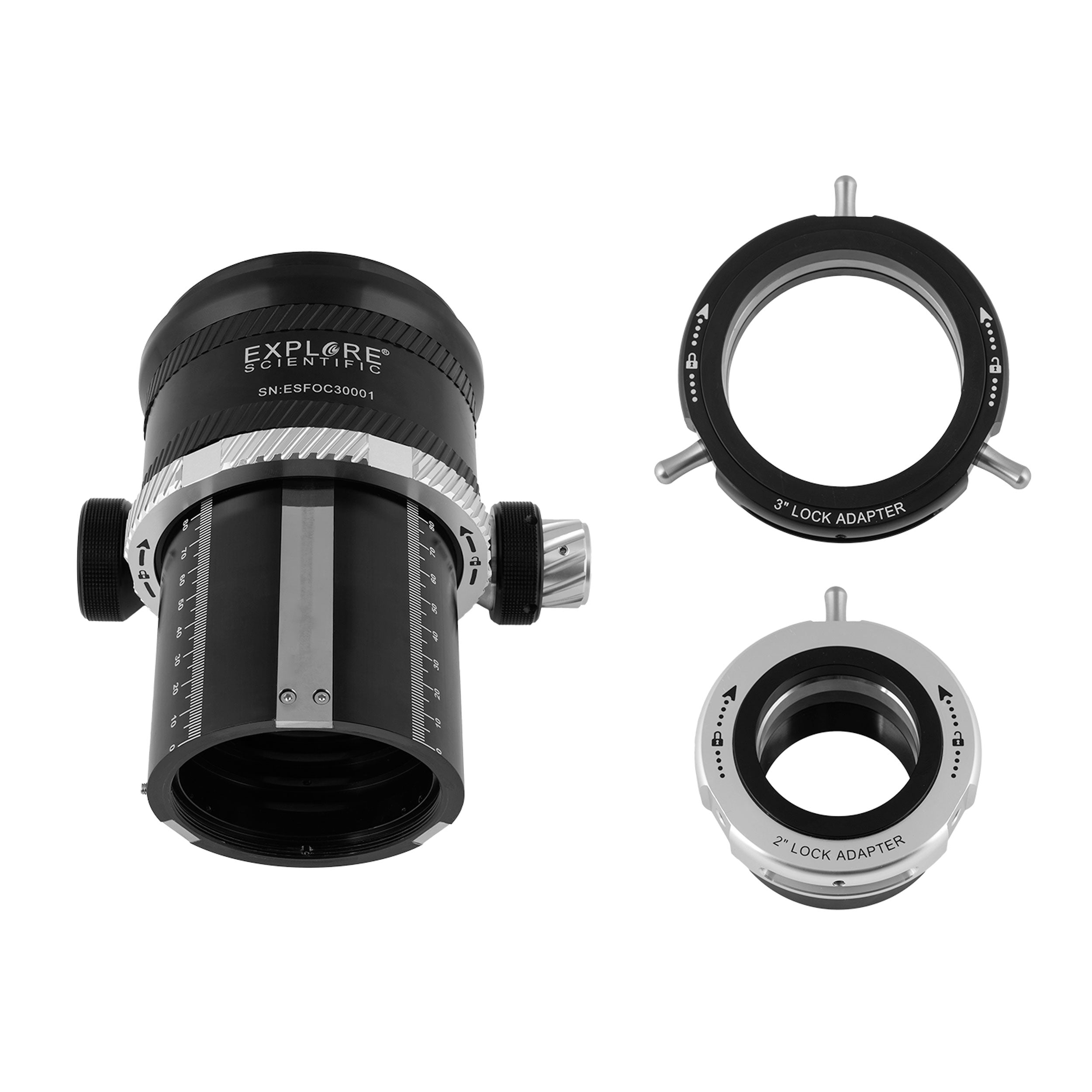 Explore Scientific 3 Zoll Okularauszug Self-Centering