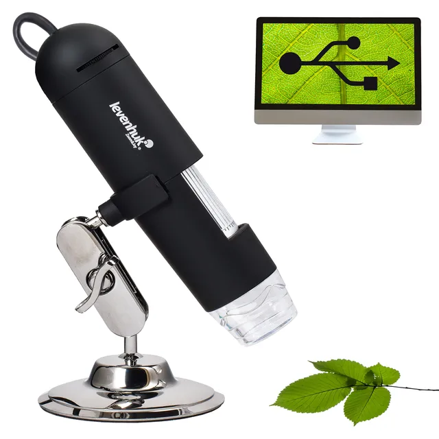 Levenhuk DTX 50 20-400x USB-Mikroskop mit Stativ