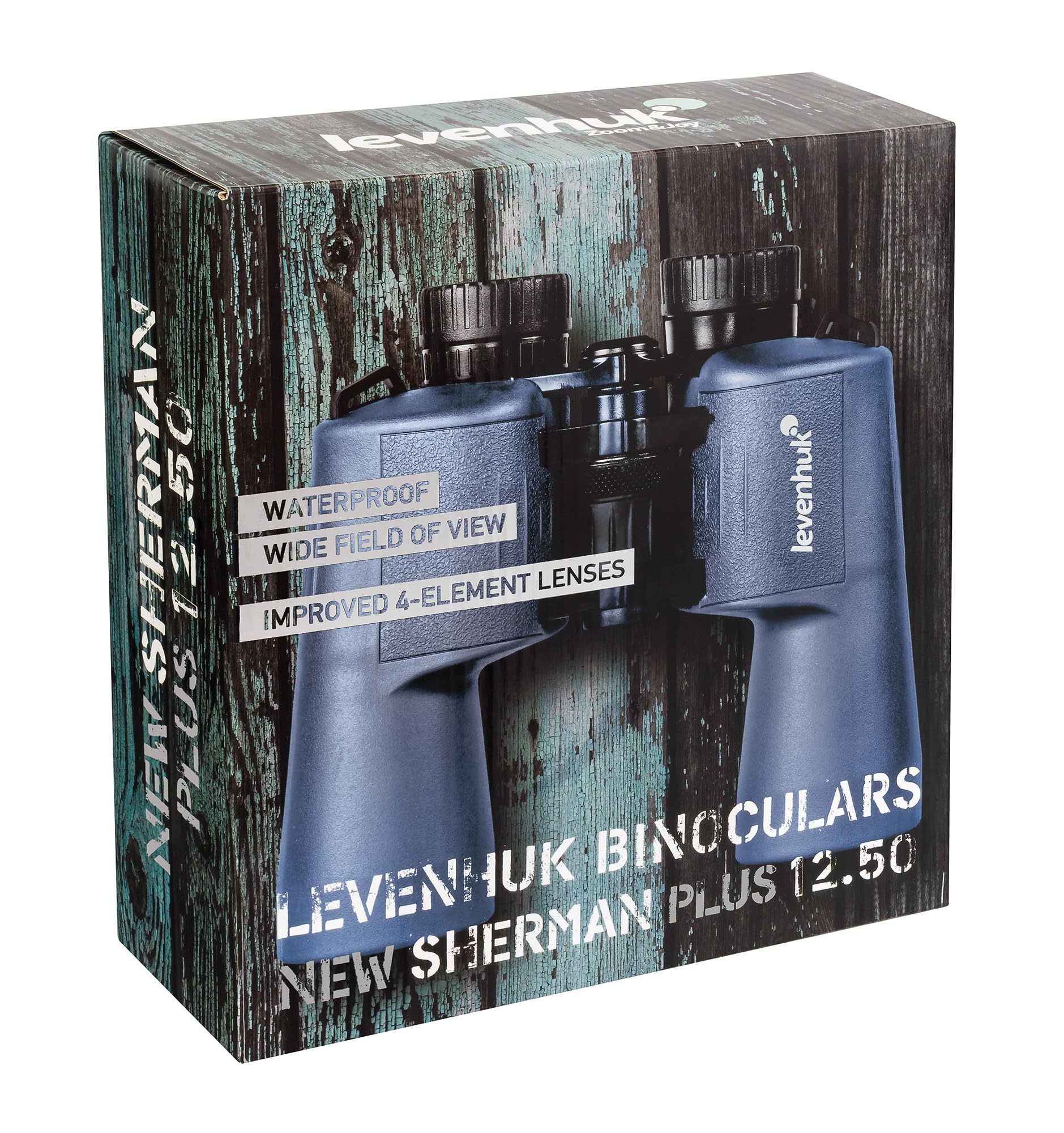 Levenhuk Sherman Plus 12x50 Fernglas Porro Bak-4 IP67