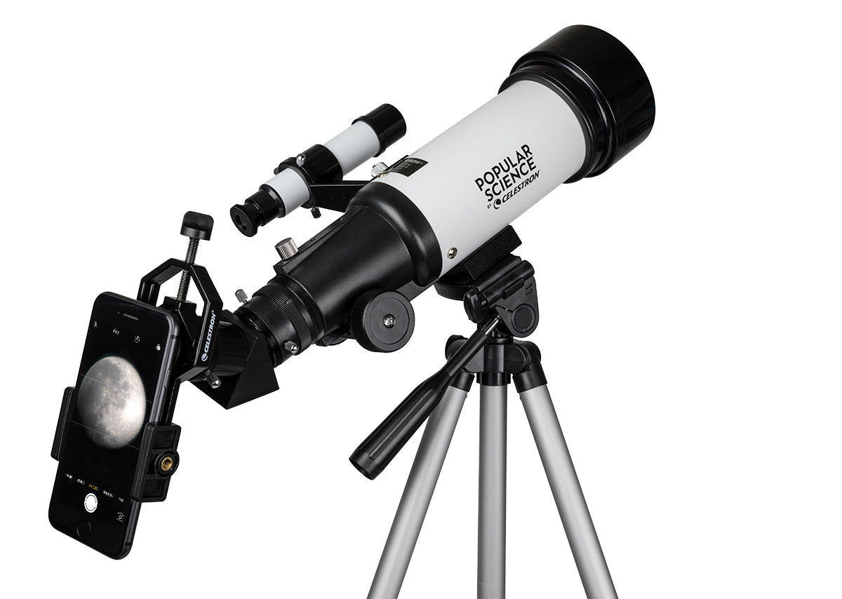 Celestron Travel Scope 70 Teleskop 70mm Smartphone-Adapter