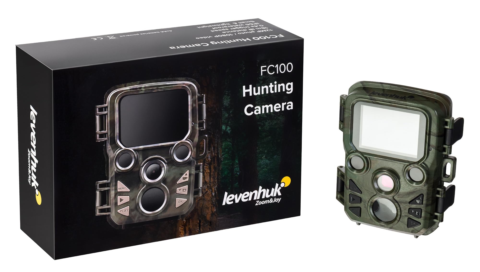 Levenhuk FC100 Wildkamera 12MP Full-HD IR Nachtsicht
