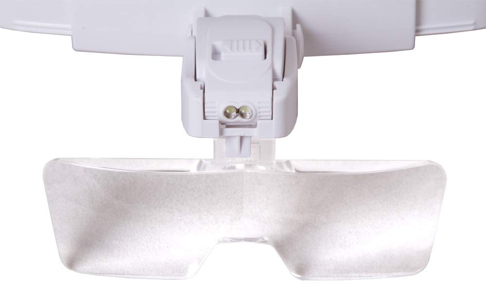 Levenhuk Zeno Vizor G5 Lupenbrille LED 5 Gläser