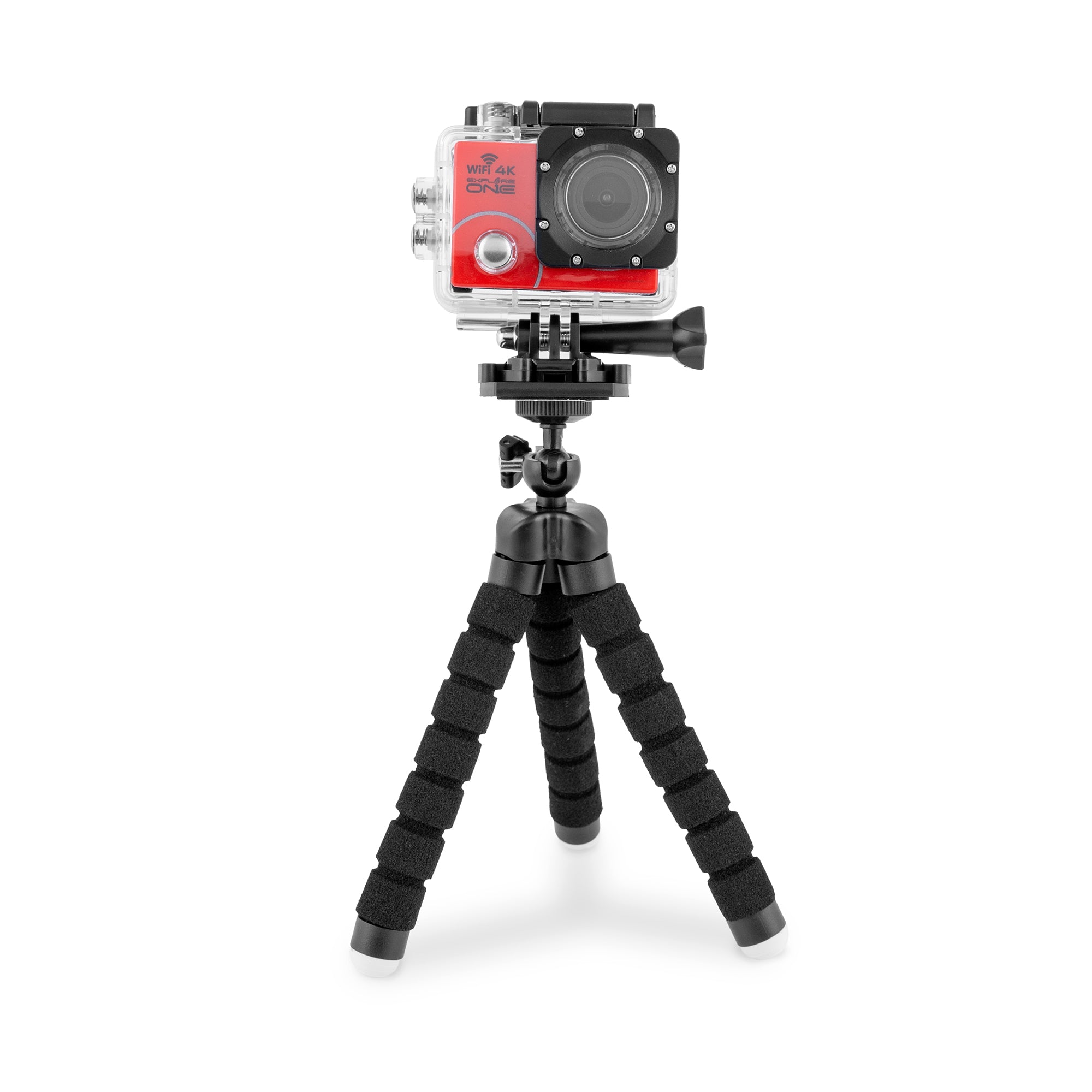 ExploreOne 4K Actioncam WiFi wasserdicht mit Zubehör