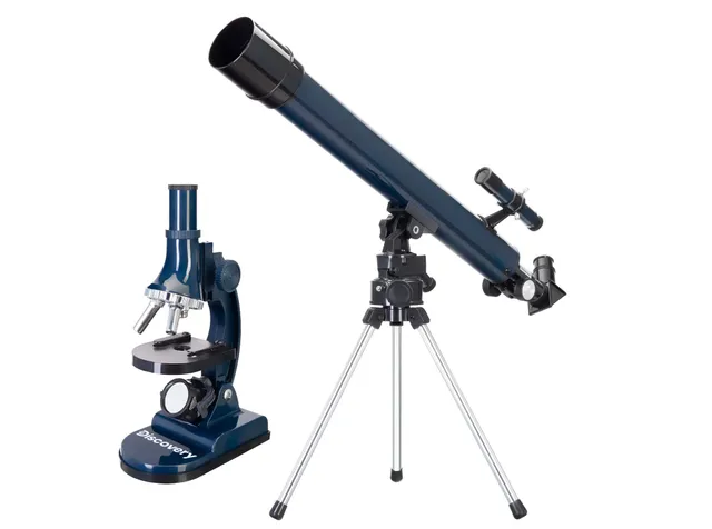 Discovery Scope 2 Teleskop Mikroskop Set Italienisch 25 Teile