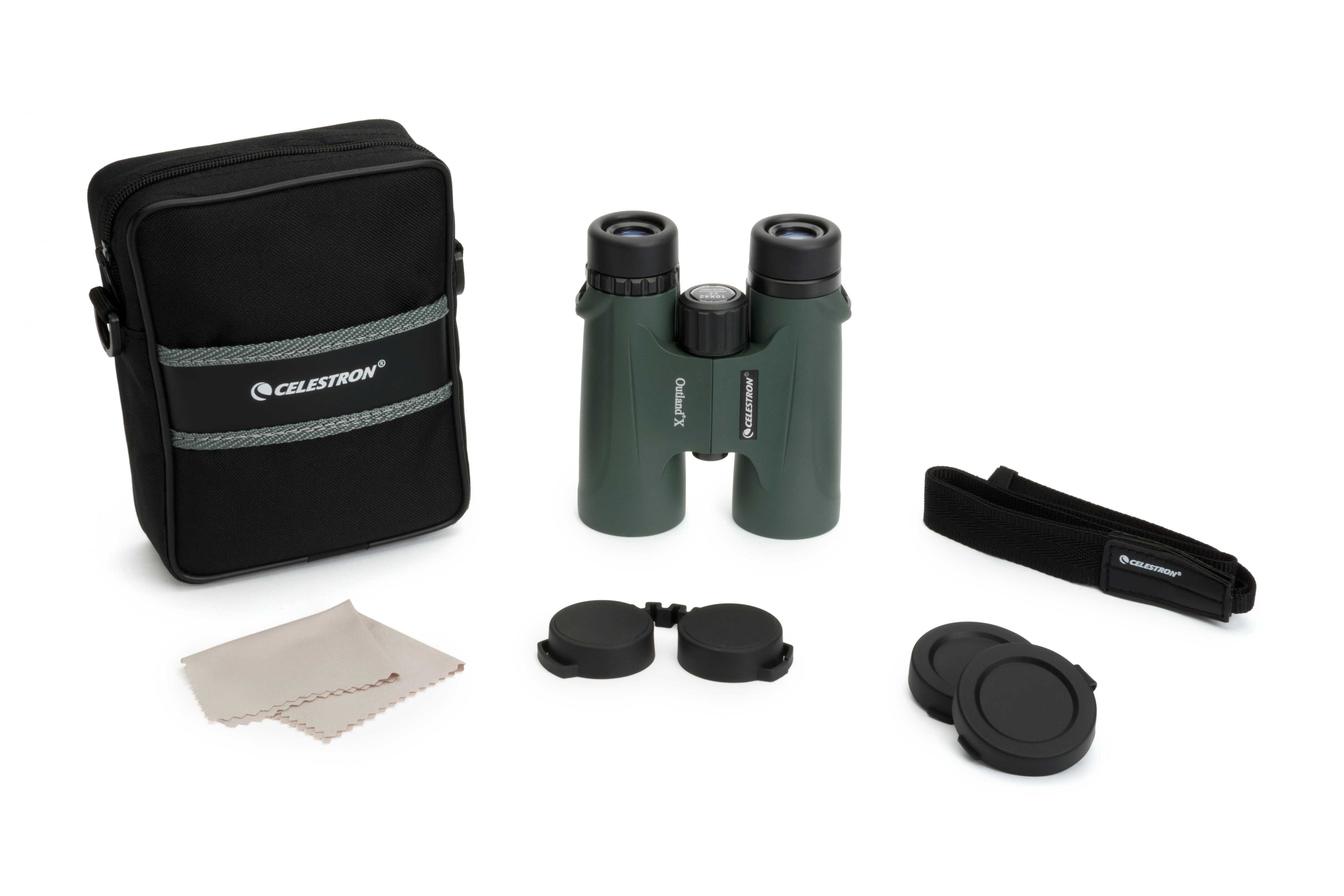 Celestron Outland X 10x42 Fernglas Dachkant grün
