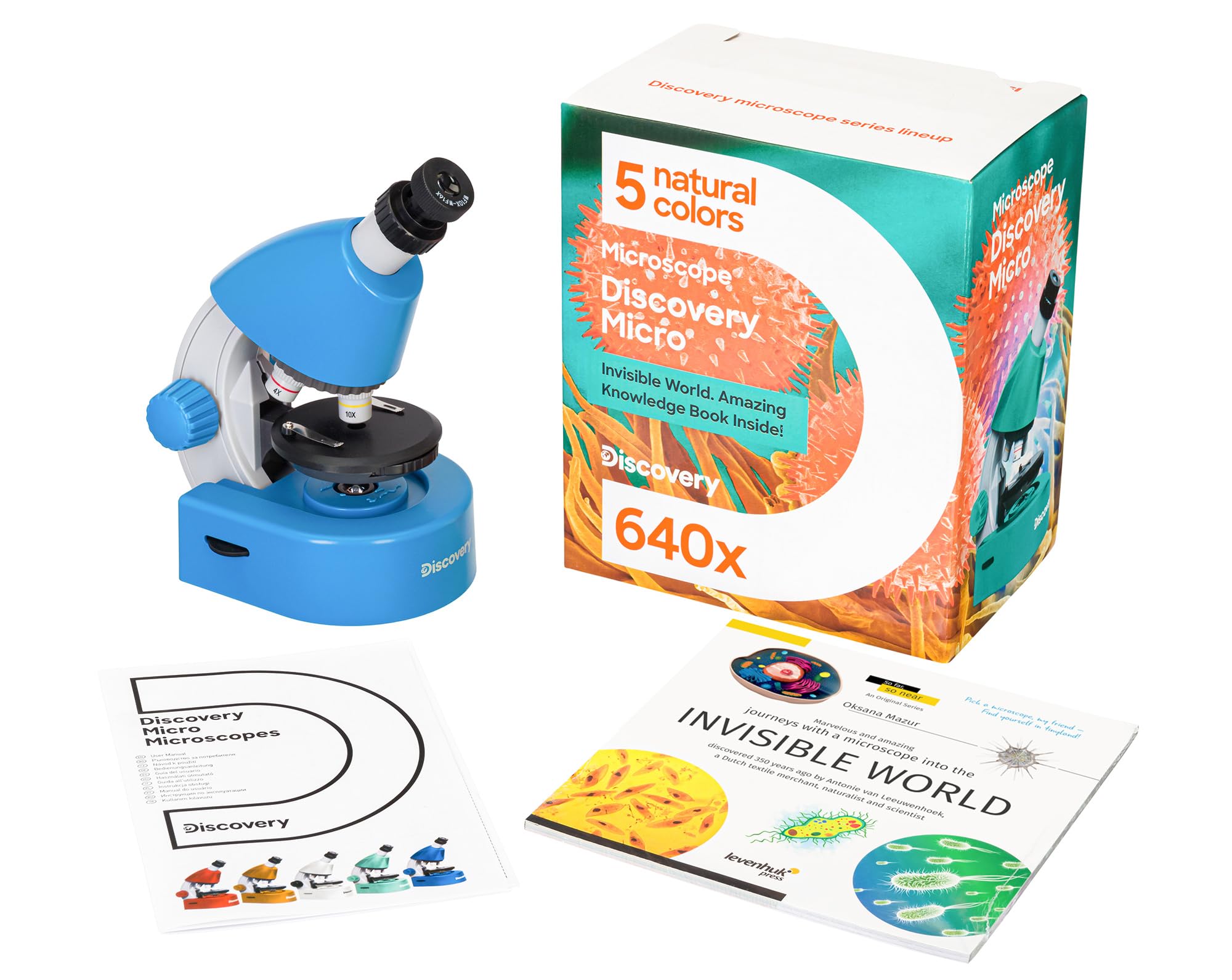 Levenhuk Discovery Micro Gravity Mikroskop 40-640x Kinder