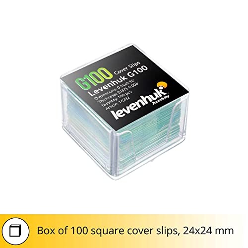 Levenhuk Accessories G100 Deckgläser 24x24mm 100 Stück
