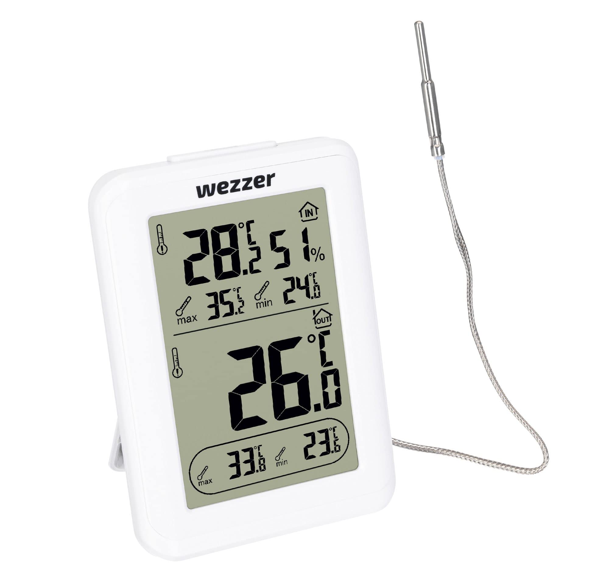 Levenhuk Wezzer SN10 Thermometer Hygrometer mit Sonde