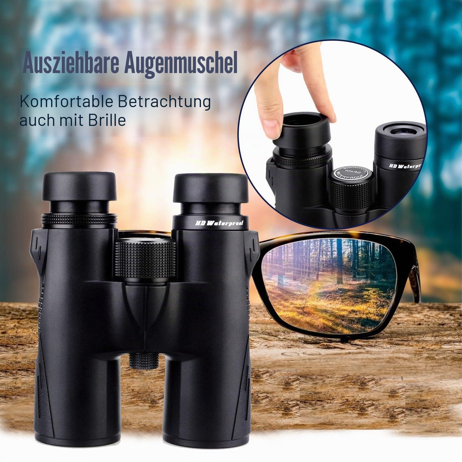 SVBONY SV47 Fernglas 8x42 HD wasserdicht Vogel
