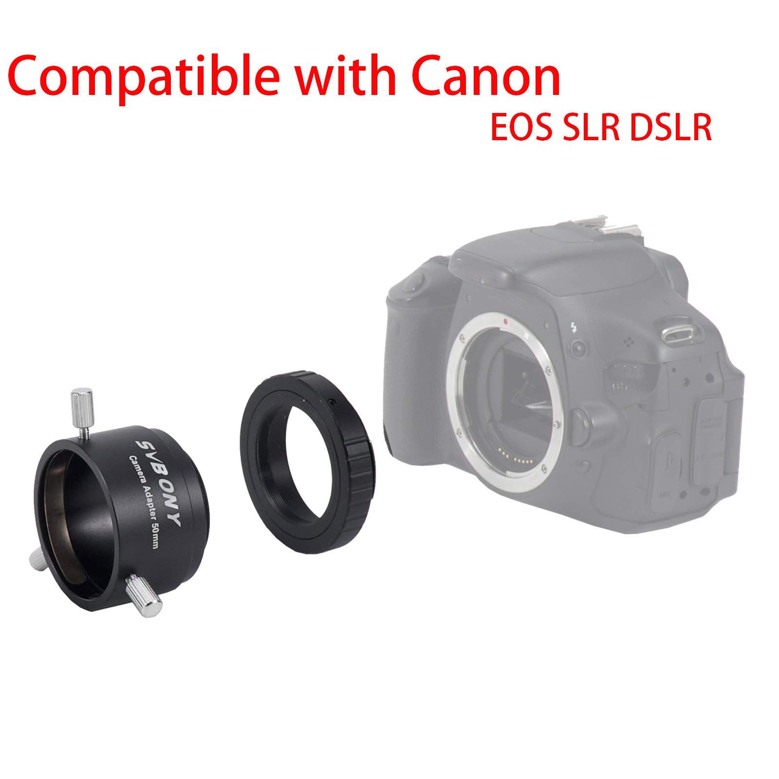 SVBONY SV186 Teleskop Kamera Adapter Canon T-Ring Metall