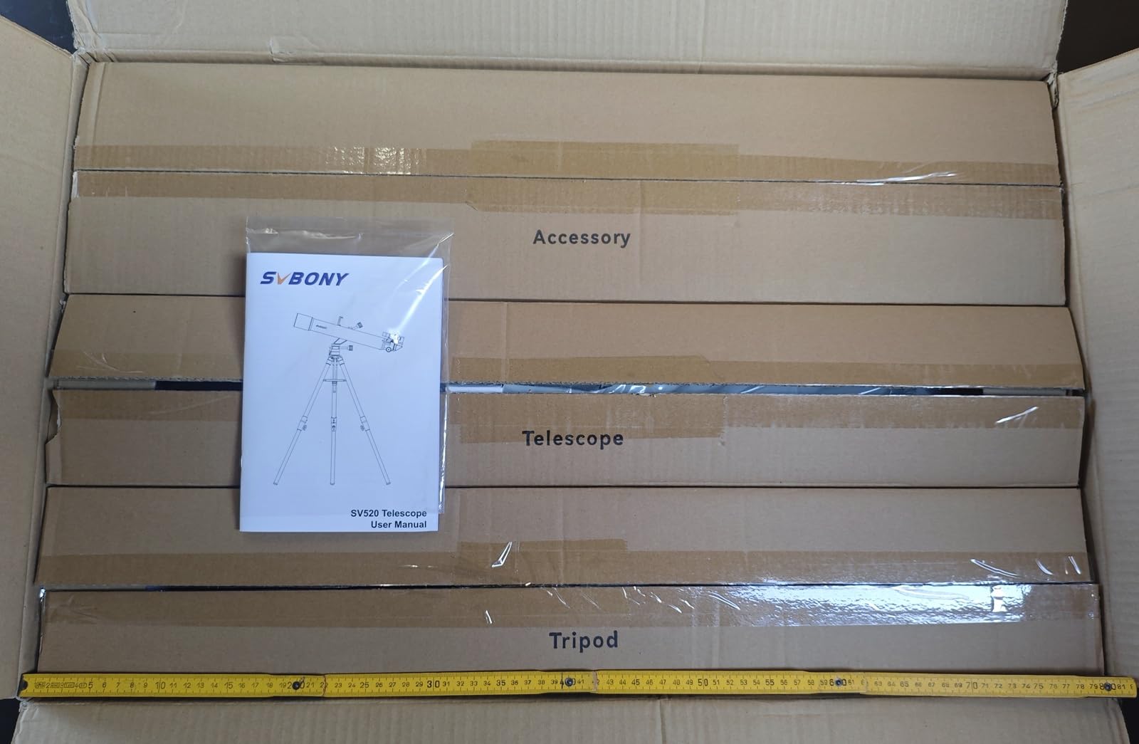 Svbony SV520 Teleskop 90mm 800mm AZ Einsteiger-Set
