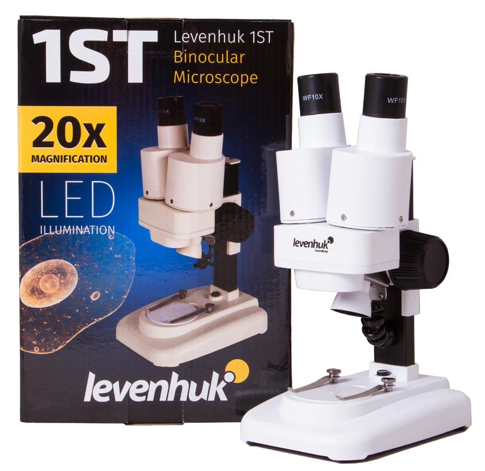 Levenhuk 1ST Stereomikroskop 20x LED Batterie