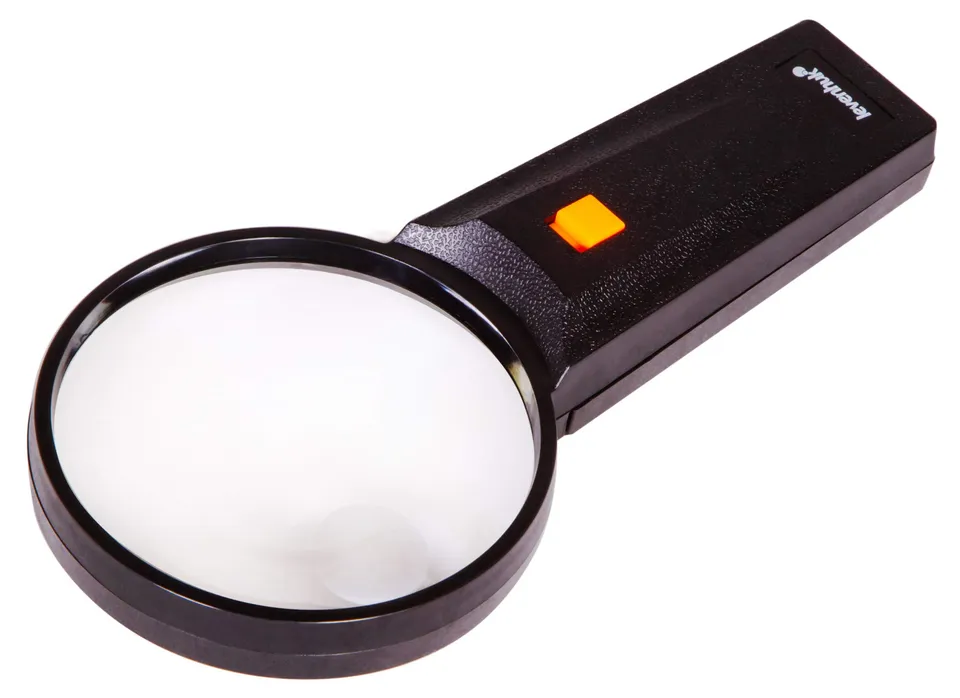 Levenhuk Zeno Handy ZH39 Handlupe LED 2x 6x 90 mm