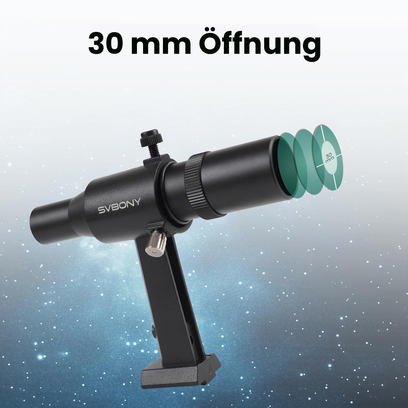 SVBONY SV182 6x30 Sucherfernrohr Metall mit Halterung
