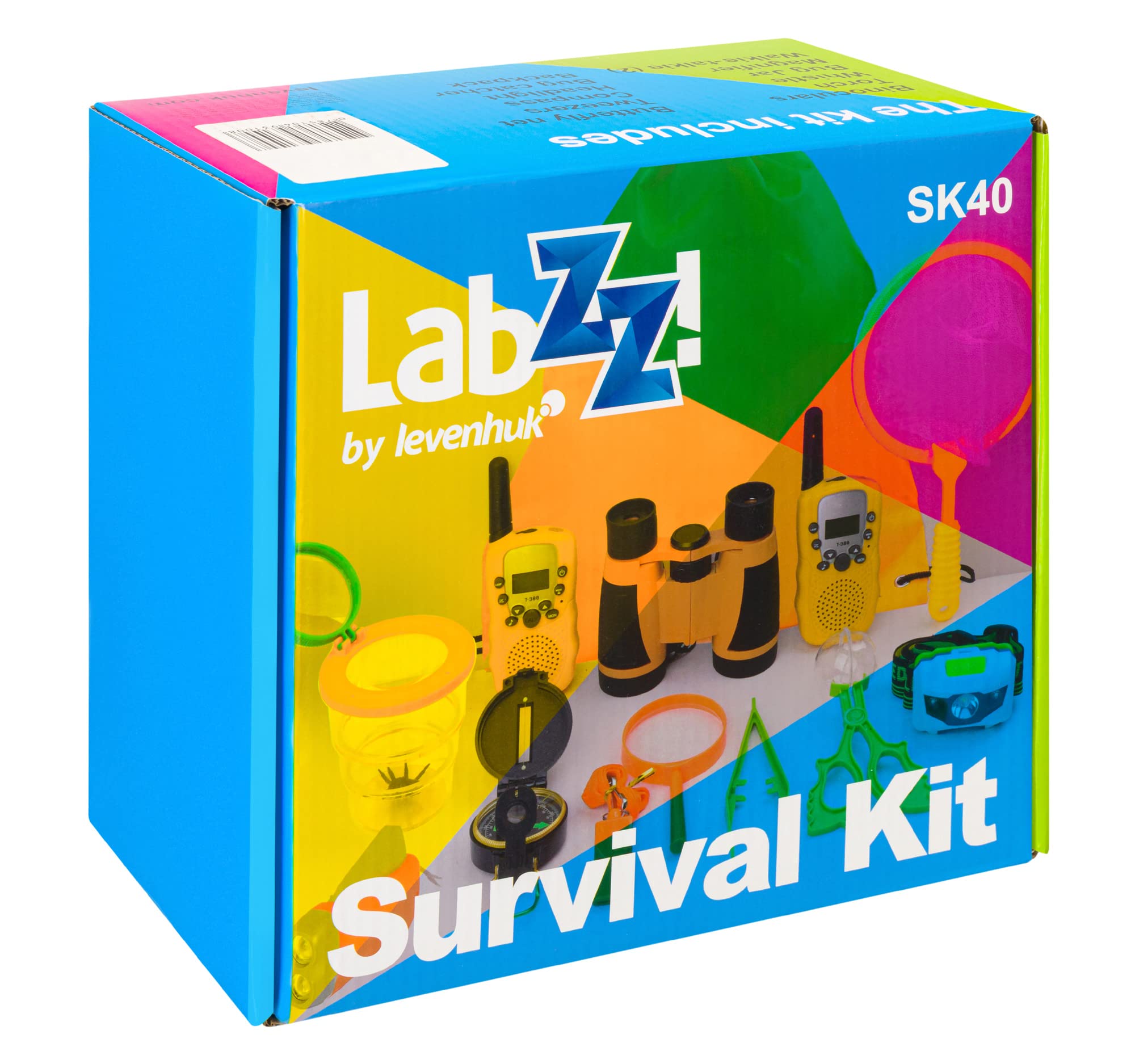 Levenhuk LabZZ SK40 Überlebens-Kit Kinder 20 Teile Fernglas