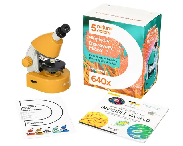 Levenhuk Discovery Micro Solar Mikroskop 40-640x für Kinder