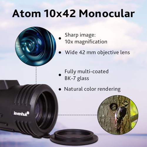 Levenhuk Atom 10x42 Monokular kompakt BK-7