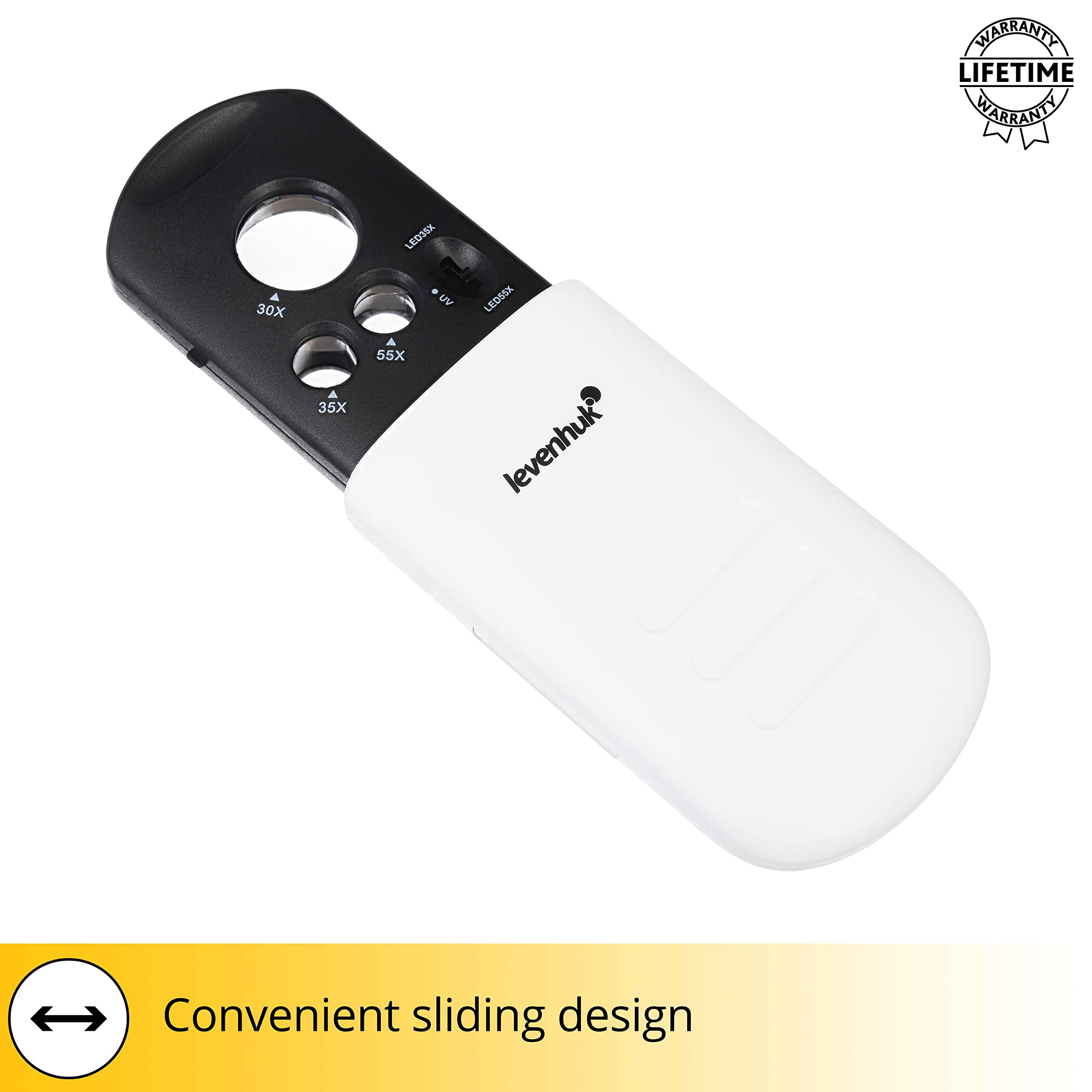 Levenhuk Zeno Multi ML3 Einschlaglupe 30/35/55x LED+UV