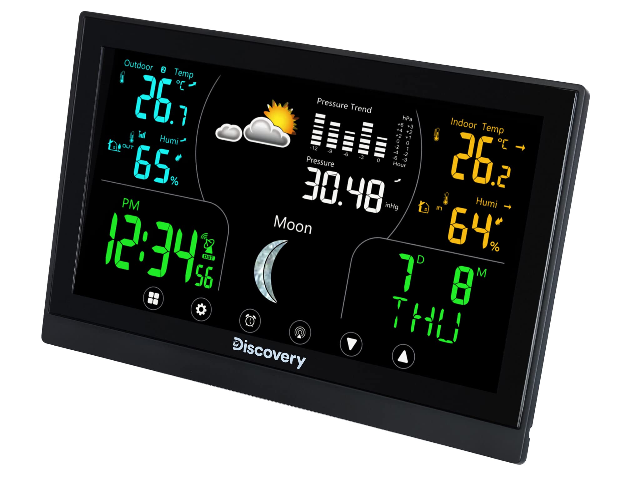 Discovery Report WA20 Funk-Wetterstation 6-in-1 mit Barometer