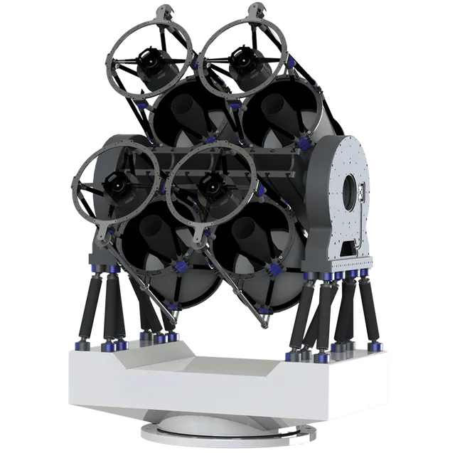 PlaneWave 700 Series Direct-Drive Gimbal Teleskop Montierung