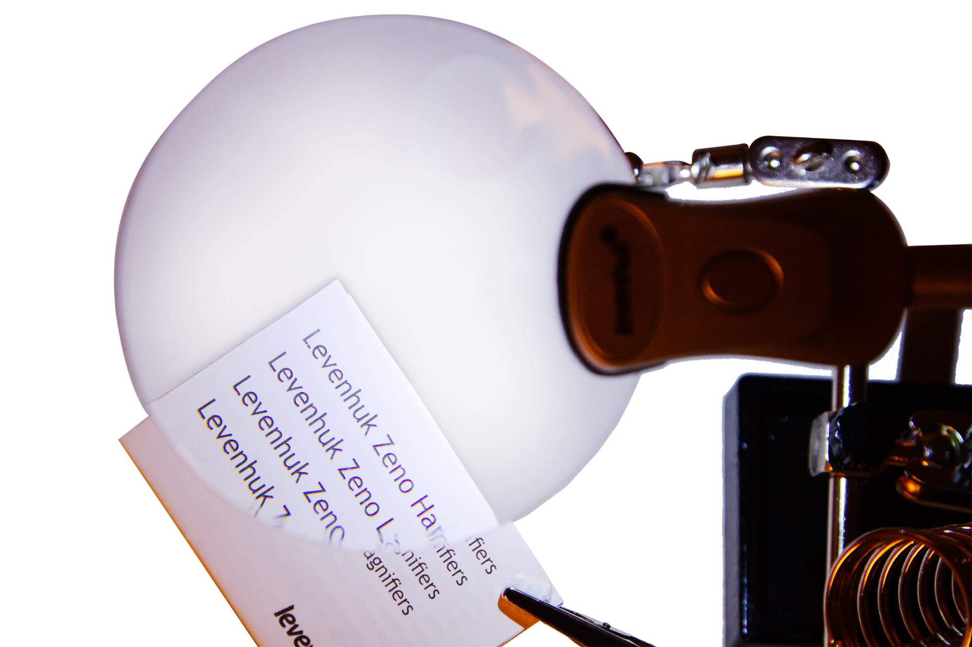 Levenhuk Zeno Refit ZF19 Lötlupe LED Dritte Hand 2x/6x