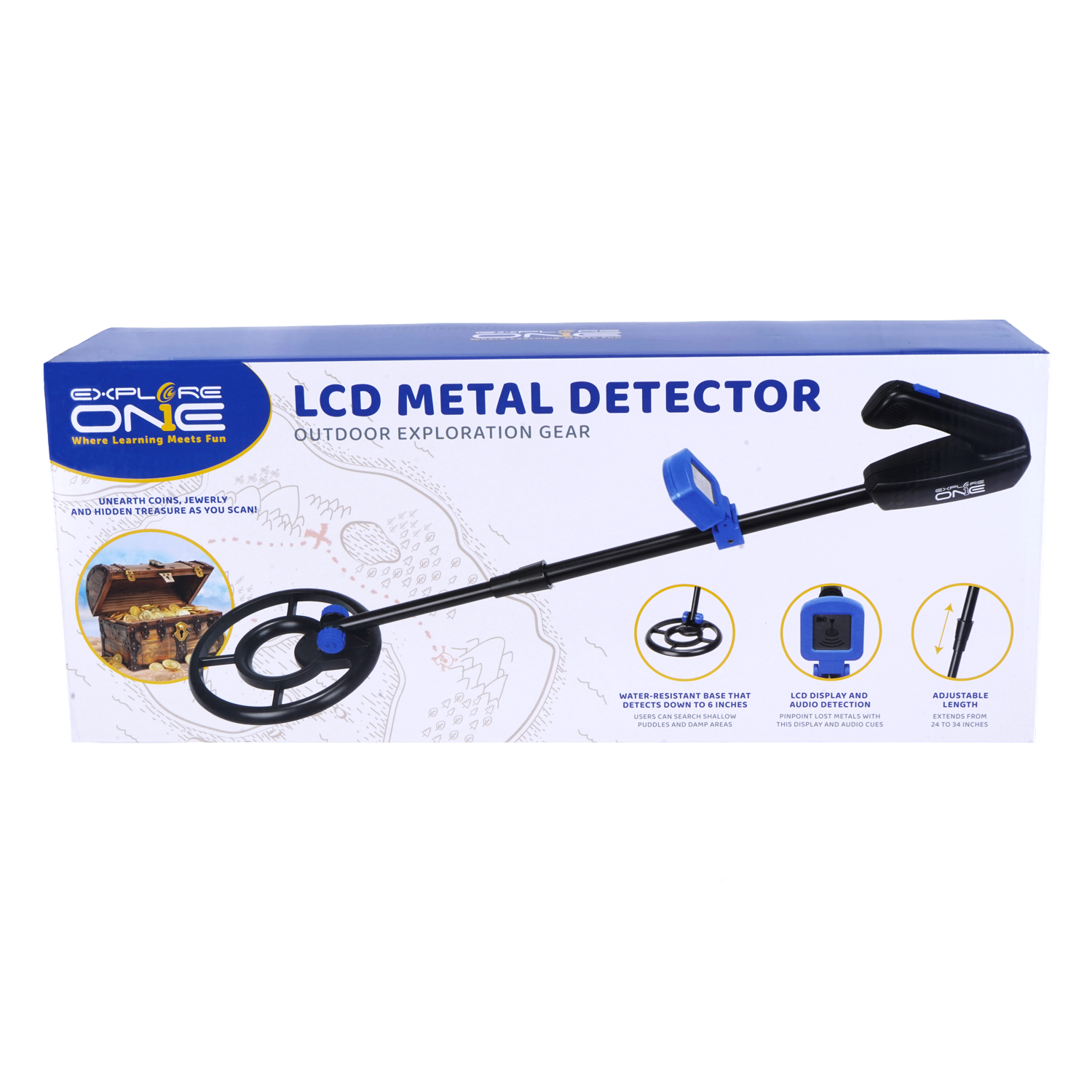 Explore Scientific Explore One Metalldetektor LCD-Display 15cm