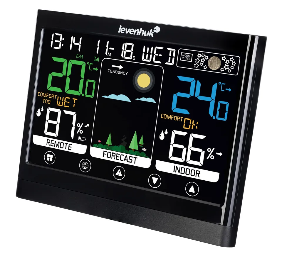 Levenhuk Wezzer Teo TH50 Thermohygrometer mit Funksensor