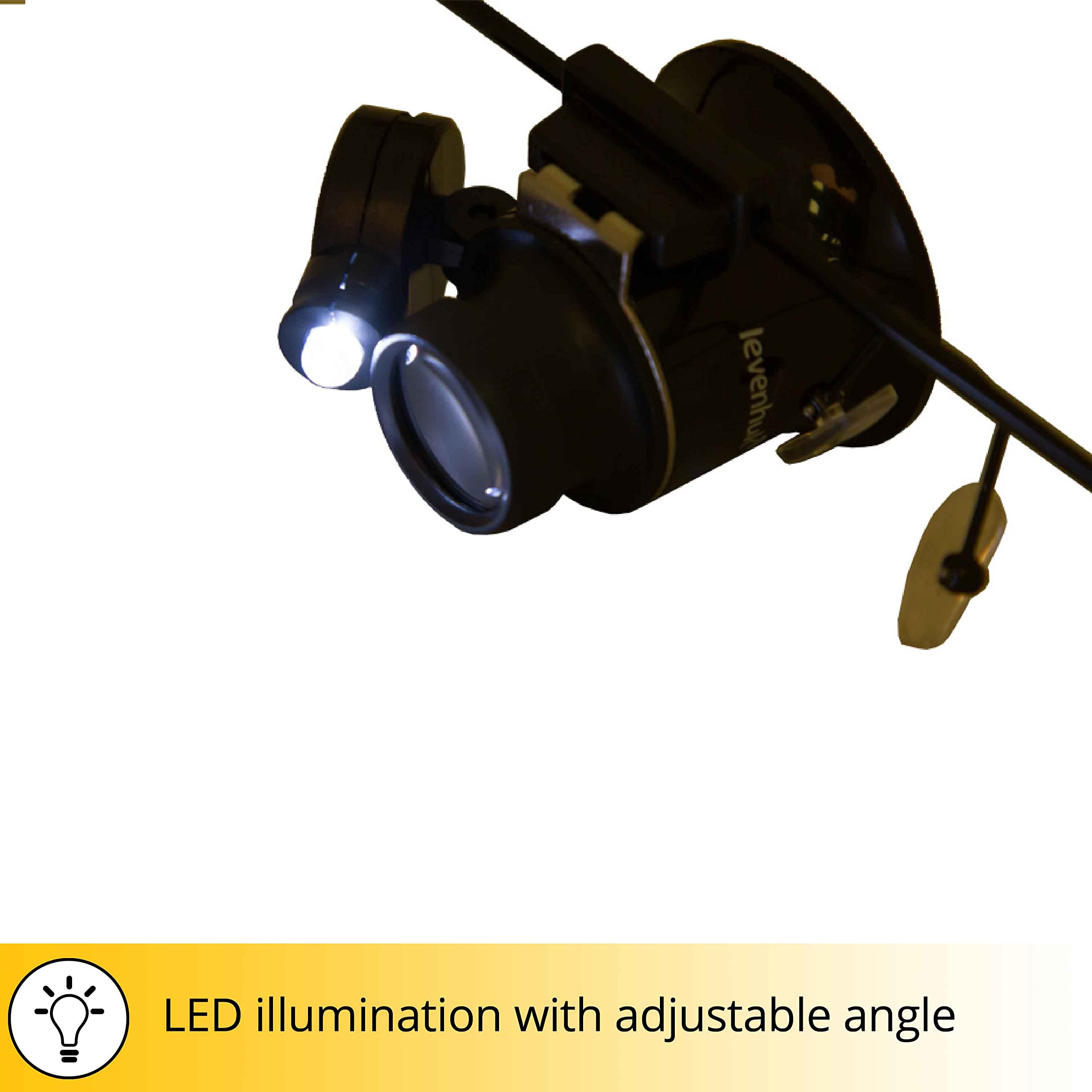 Levenhuk Zeno Vizor G1 Lupenbrille LED 20x