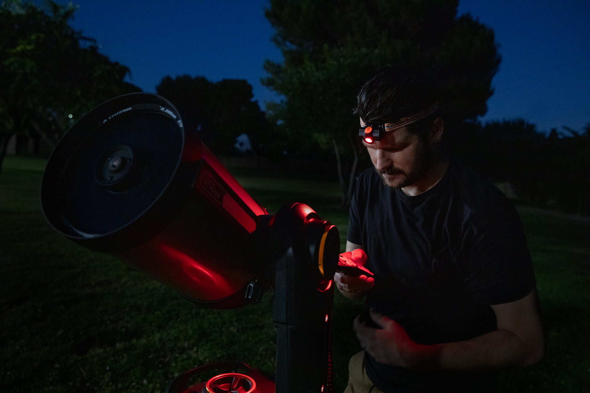 Celestron Night Vision Rotlicht Stirnlampe LED 2xAAA