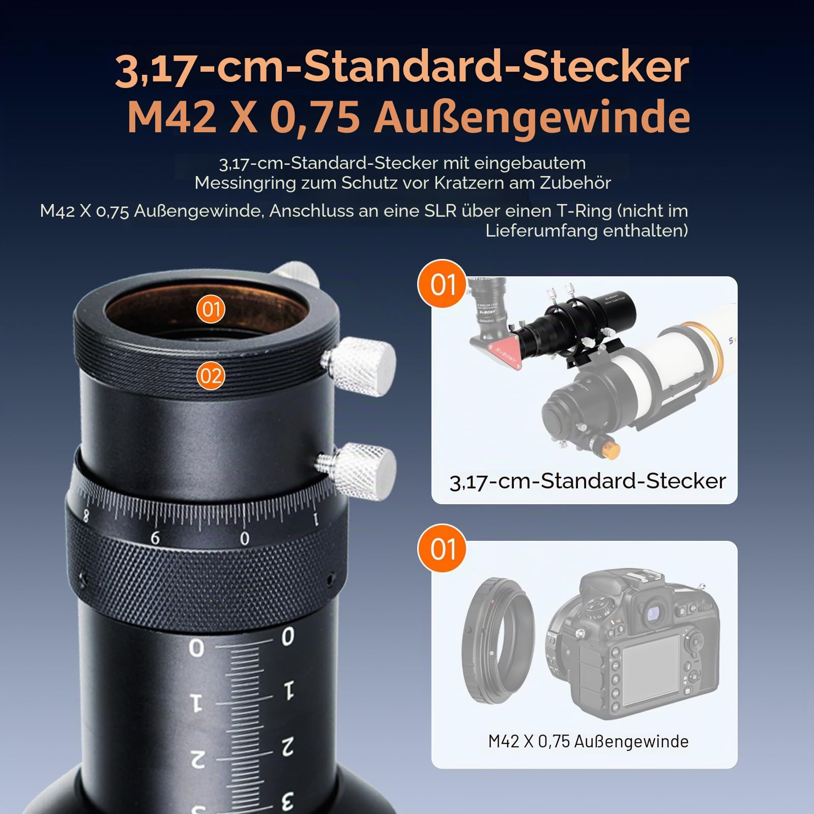 SVBONY SV106 60mm Sucherfernrohr Guidescope