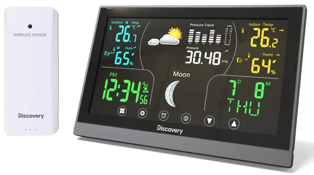 Discovery Report WA20 Funk-Wetterstation 6-in-1 mit Barometer