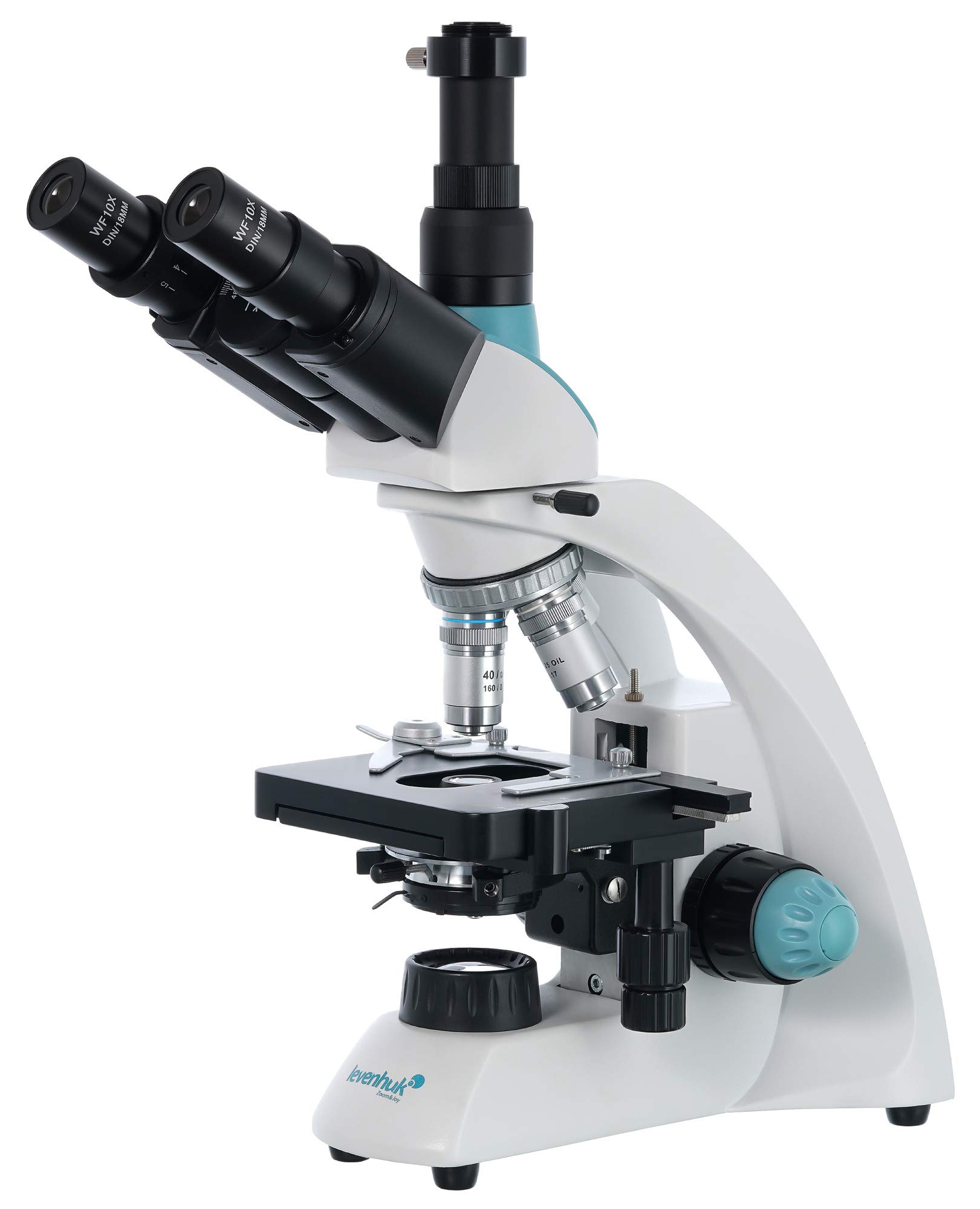 Levenhuk 500T Trinokular-Mikroskop 40x-1000x Halogen