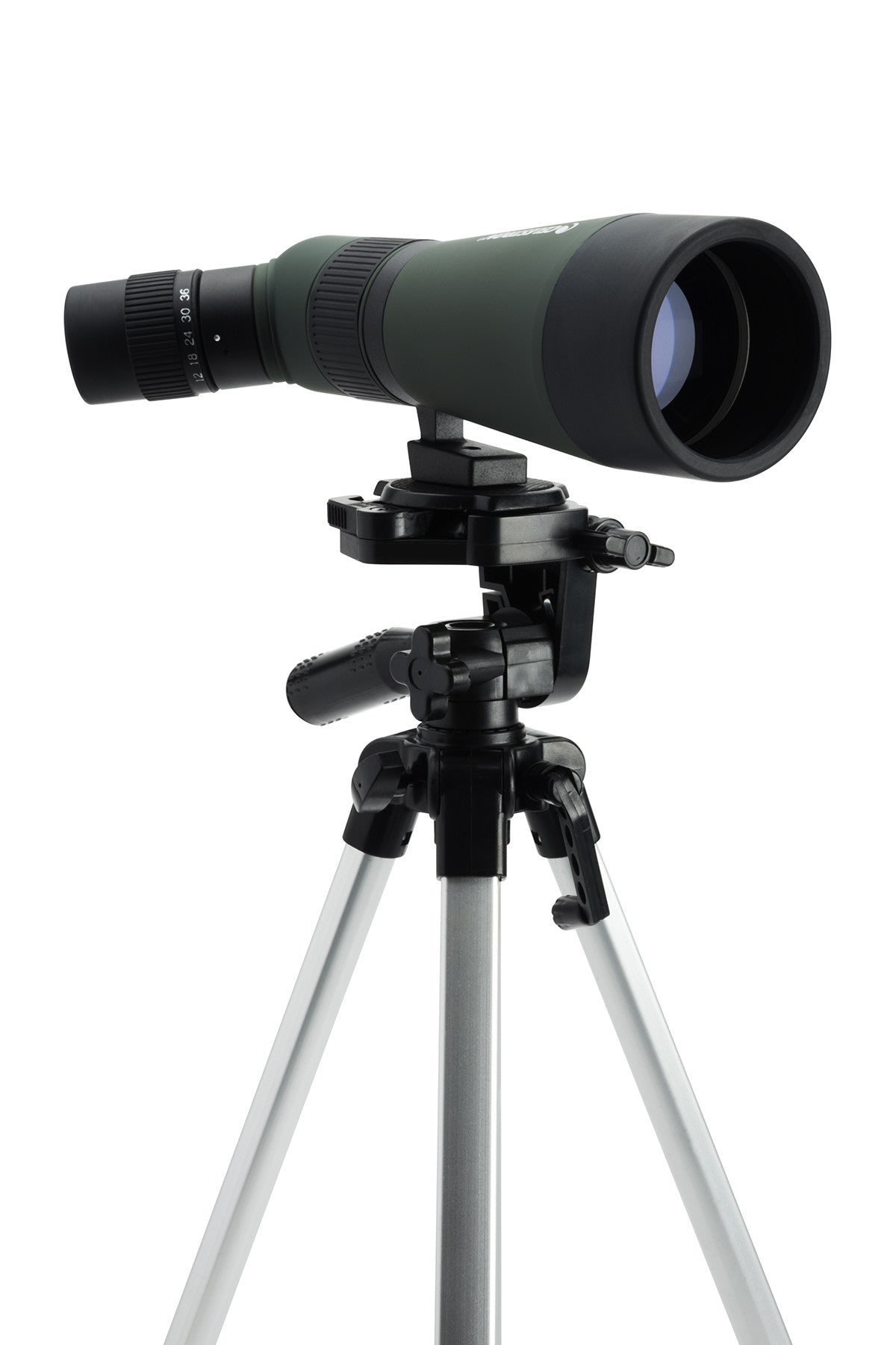 Celestron LandScout 12-36x60 Spektiv Set mit Stativ Rucksack