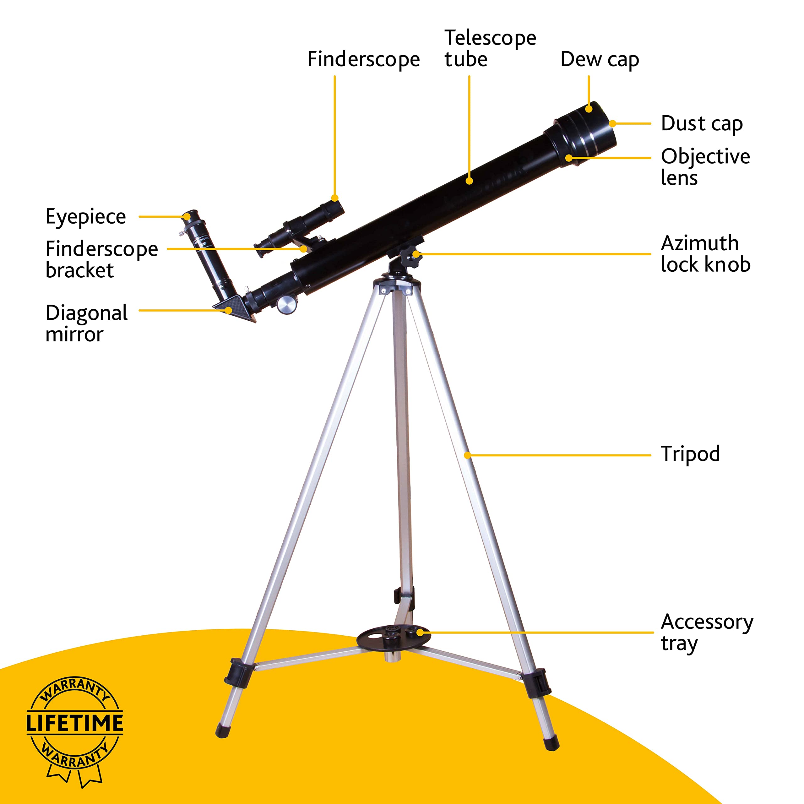 Levenhuk Skyline Base 50T Refraktor 50/600 AZ