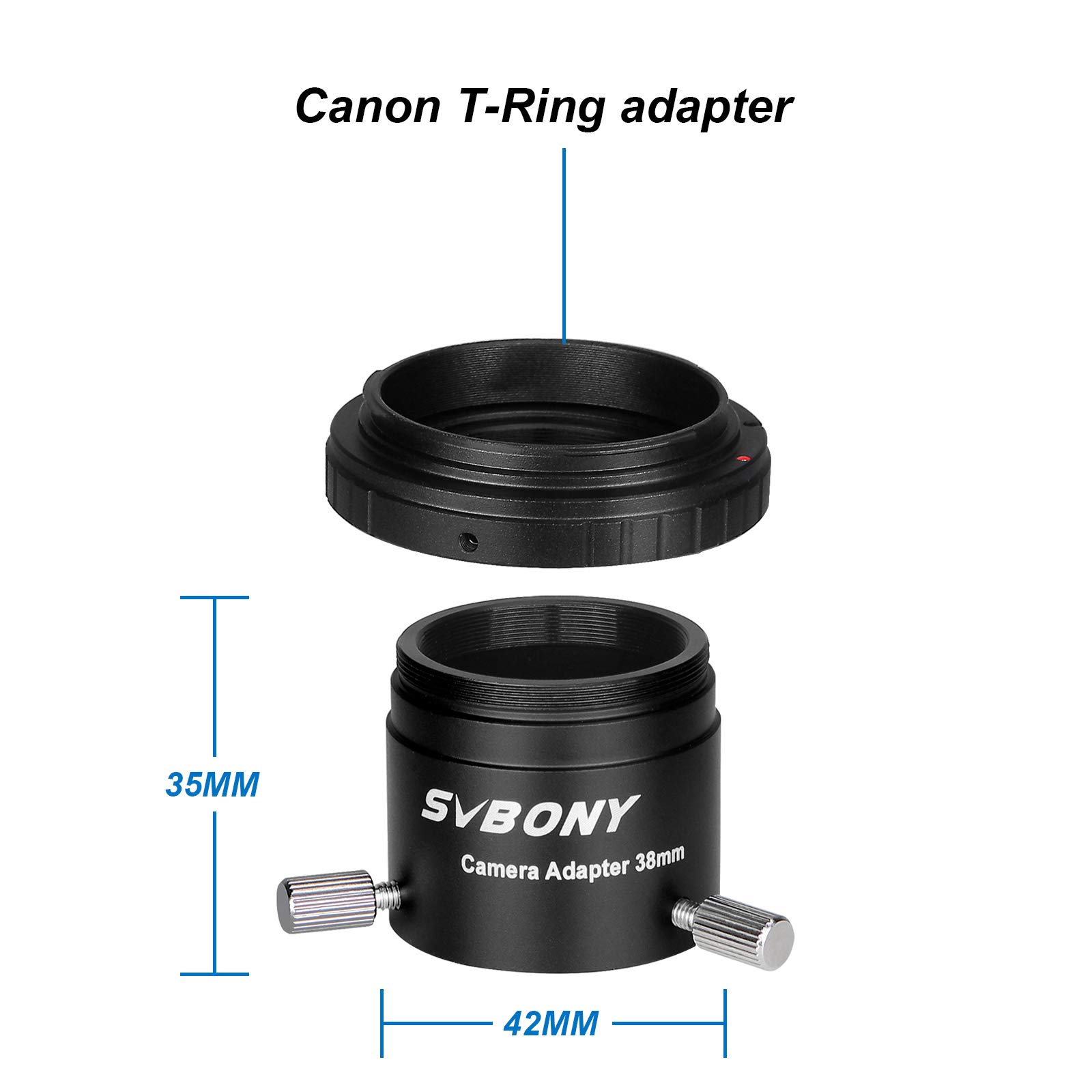 SVBONY SV186 Kamera Adapter 35-38mm für Nikon T-Ring