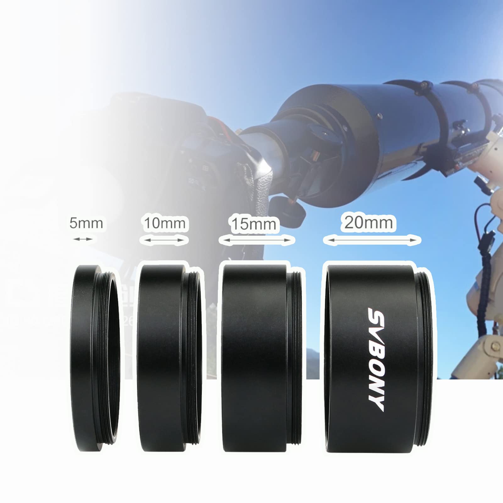 Svbony SV186 Verlängerungsrohr M42 50mm T2 Adapter