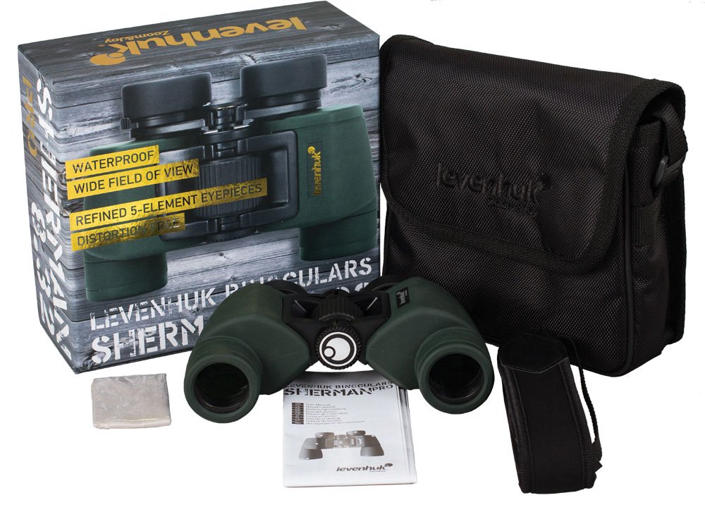 Levenhuk Sherman PRO 8x32 Fernglas Porro Weitwinkel wasserdicht