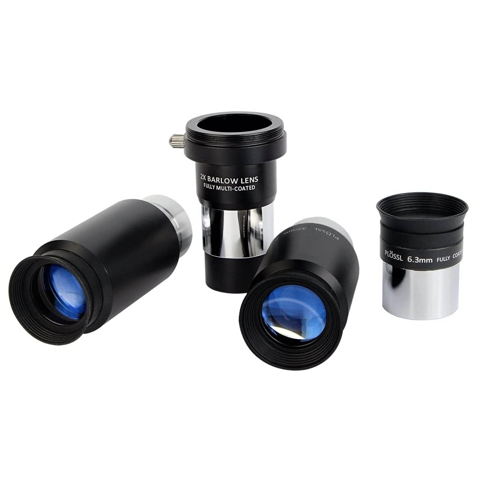 SVBONY Plössl Okular Set 1,25" 6,3/32/40mm + Barlow 2x