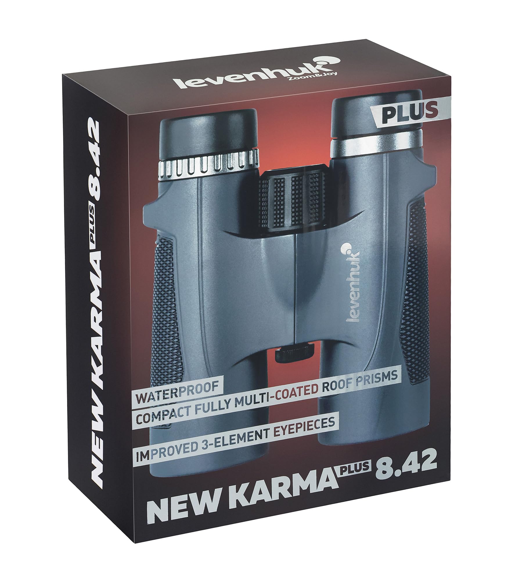 Levenhuk Karma Plus 8x42 Fernglas 8-fach mit Tasche IP67