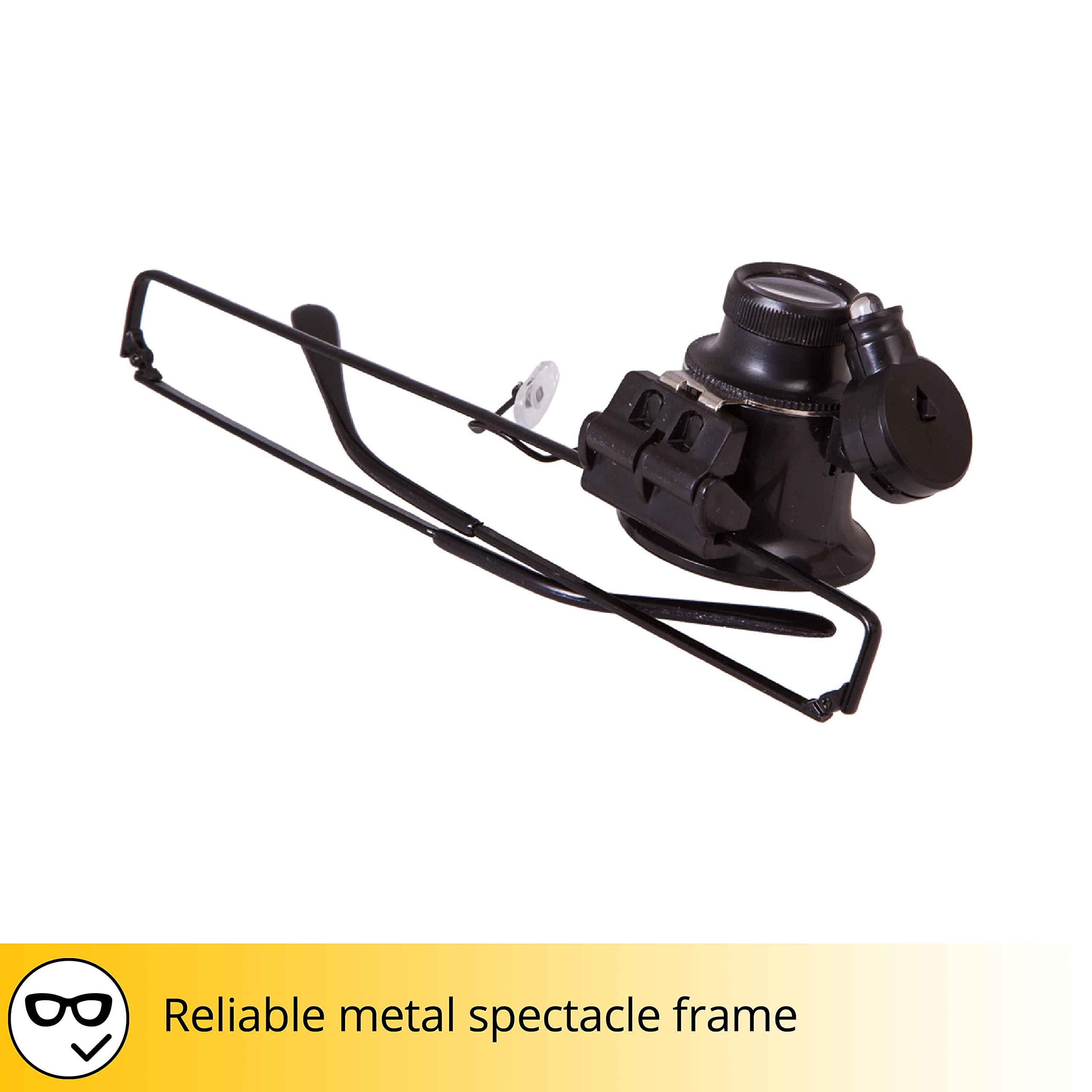 Levenhuk Zeno Vizor G1 Lupenbrille LED 20x