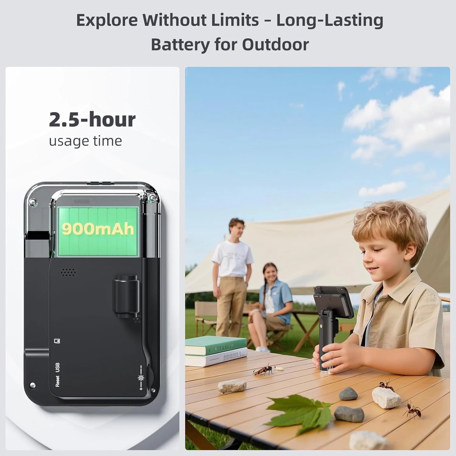 Andonstar AD115 Handmikroskop 5 Zoll für Kinder
