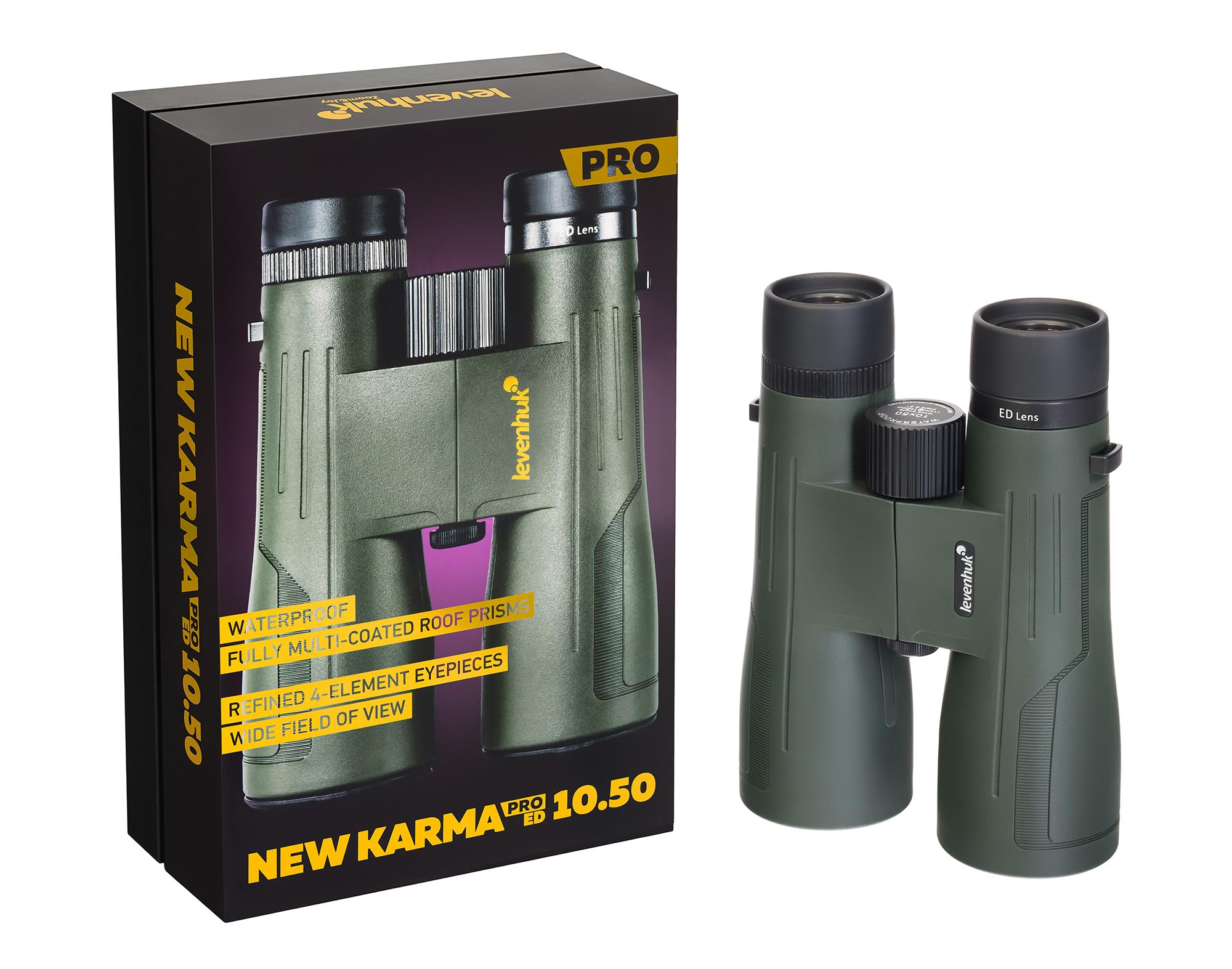 Levenhuk Karma PRO ED 10x50 Fernglas Dämmerung