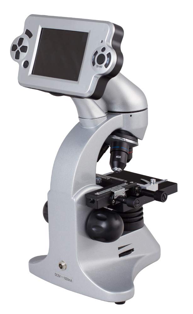 Levenhuk D70L Digital-Mikroskop 40-400x mit 3,6 Zoll LCD