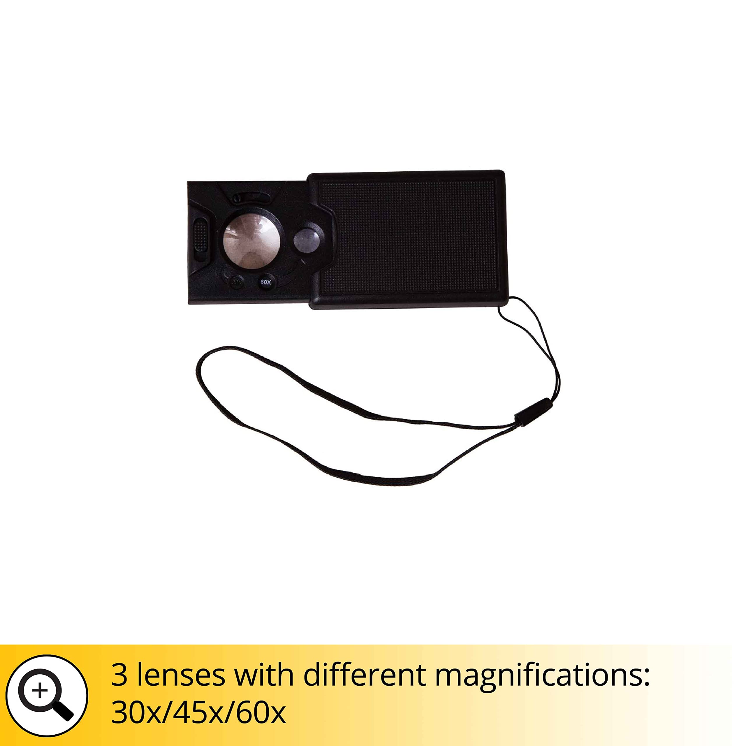 Levenhuk Zeno Gem M13 Taschenlupe LED UV Metall