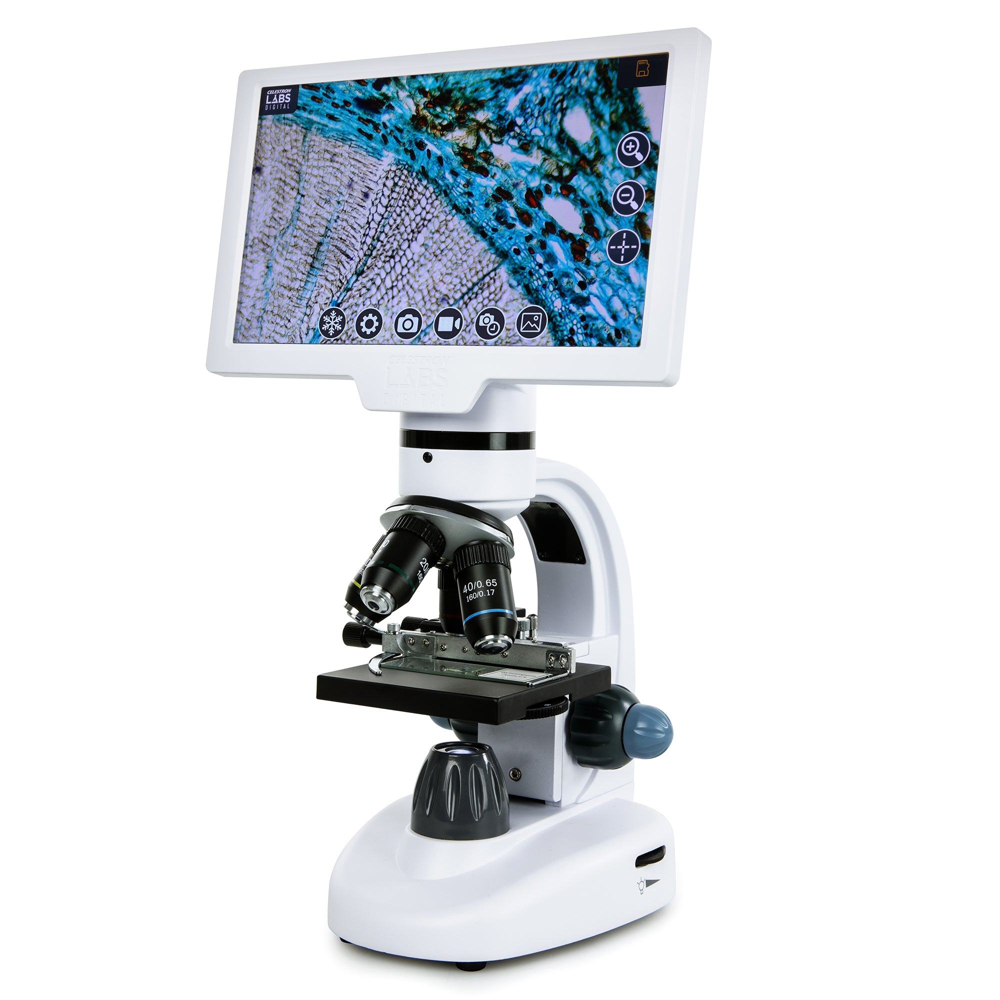Celestron Labs Digital 9 Zoll LCD-Mikroskop 8MP Touchscreen
