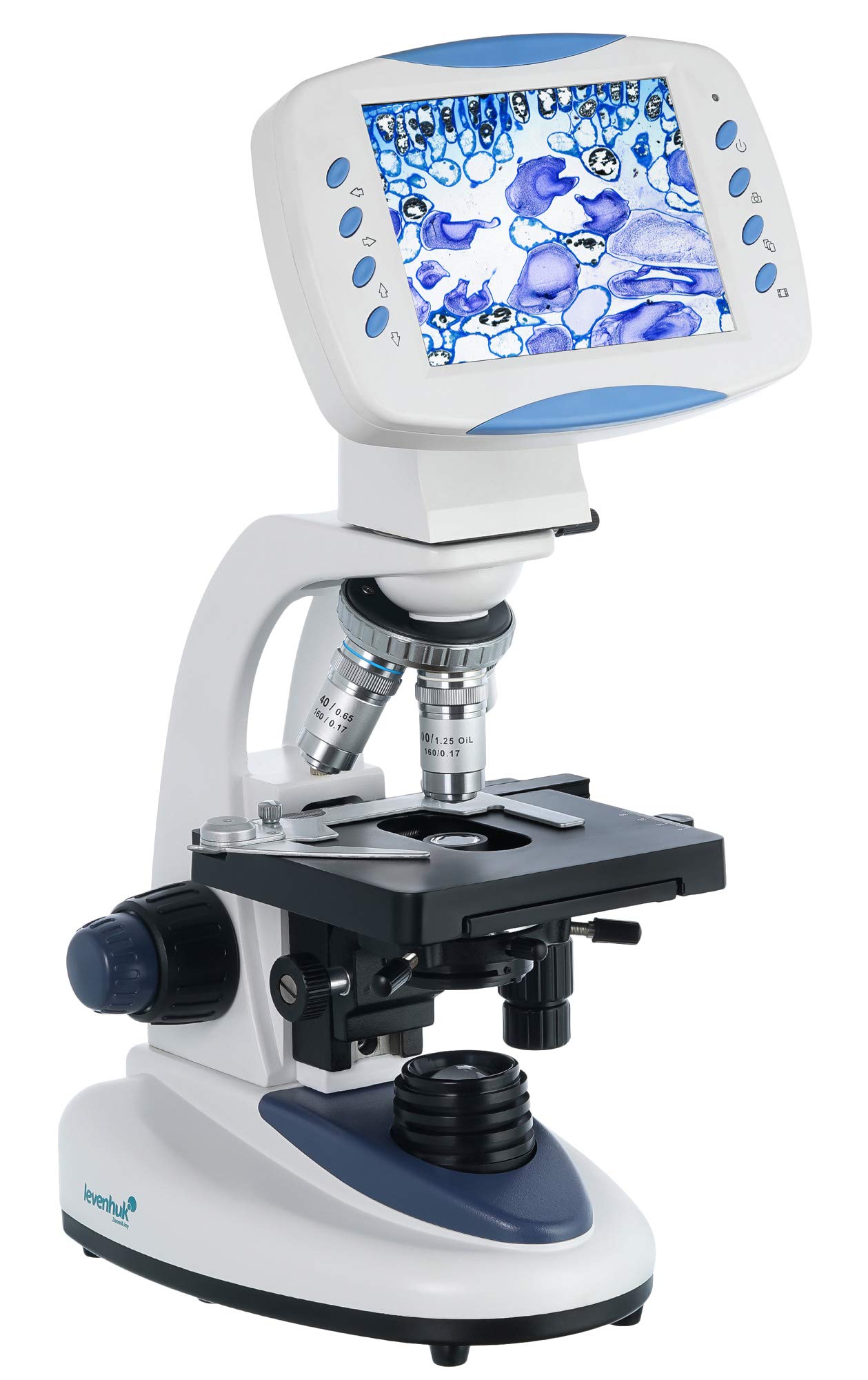 Levenhuk D90L LCD Digitalmikroskop 40-2000x 2MP LED
