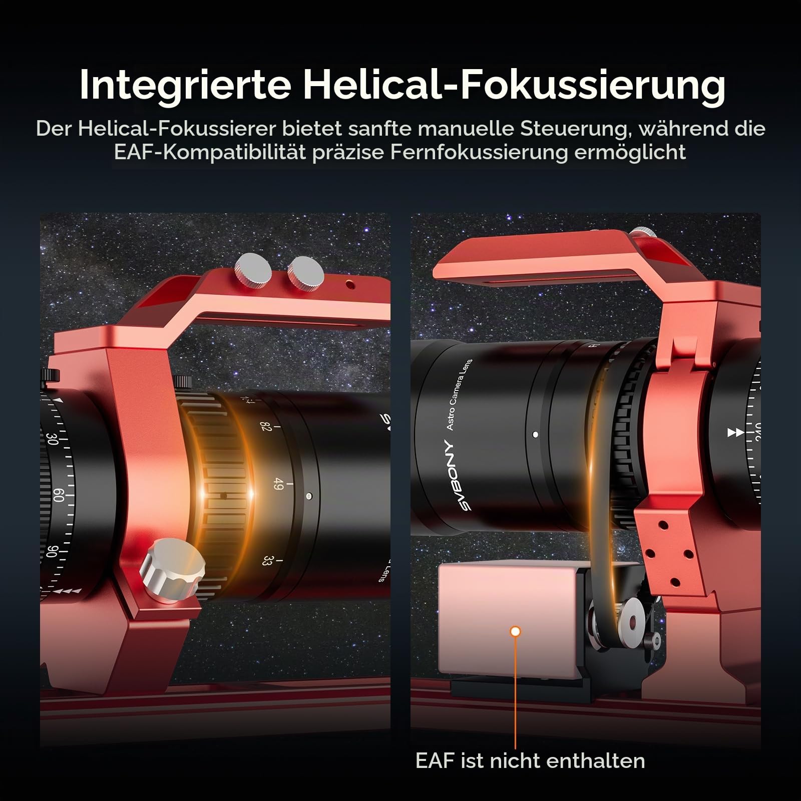 SVBONY SV545 203mm f/4,5 Petzval APO Teleskop Refraktor