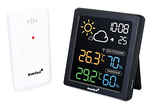 Levenhuk Wezzer BASE L80 Thermohygrometer mit Funksensor Uhr